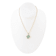 Barse Turquoise Heart Pendant Necklace In Bronze