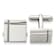 Stainless Steel Polished Square Cuff Links