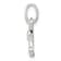 Sterling Silver Letter L with Enamel Pendant
