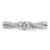 Rhodium Over 14K White Gold Polish Round Diamond Engagement Ring 0.63ctw