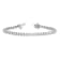 14K White Gold Lab Grown Diamond VS/SI GH, Tennis Bracelet