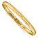 10k Yellow Gold 6.15mm Textured Flexible Bangle