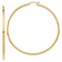 14k Yellow Gold Polished 2 9/16" Tube Hoop Earrings
