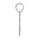 Rhodium Over 14k White Gold Polished Bubble Letter S Initial Pendant