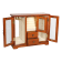 Mele and Co Trina Glass Doors Wooden Jewelry Box