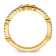14K Yellow Gold Stackable Expressions Garnet and Diamond Ring 0.225ctw