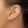 14K Yellow Gold Lab Grown Diamond 1 1/2ct. VS/SI GH+, 3 Prong Stud Earrings