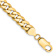 10k Yellow Gold 7.75mm Flat Beveled Curb Link Bracelet