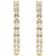 14K Yellow Gold 0.25ctw Round Lab-Grown Diamond Hoop Earrings