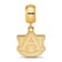 14K Yellow Gold Over Sterling Silver LogoArt Auburn University Small
Dangle Bead