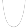 Rhodium Over Sterling Silver 2mm Beveled Oval Cable Chain
