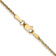 14k Yellow Gold 1.7mm Solid Rope 14 Inch Chain
