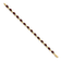 14k Yellow Gold Floral Diamond and Garnet Bracelet