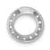 Rhodium Over 14K White Gold Diamond Letter O Initial Charm
