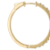 Classic Lab-Grown Diamond Hoop Earrings 0.50ctw In 14K Gold Over
Sterling Silver