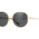 Gucci Gold Tone Frame with Tortoise Accent / Gray Frame Round Sunglasses