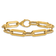 14K Yellow Gold Oval Link 8 Inch Bracelet
