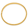 14k Yellow Gold 6.5mm Diamond-Cut Fancy Hinged Bangle