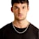 Invicta Men's Figaro Chain Necklace 7mm In Stainless Steel 24 Inch
