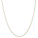 14k Yellow Gold 1mm Solid Diamond Cut Wheat Chain 18"