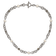 Sterling Silver Antiqued with 14K Accent Freshwater Cultured Pearl Necklace