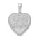 Rhodium Over 14k White Gold Textured and Reversible FOR MY DAUGHTER
Heart Pendant