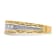 14K Yellow Gold AA Quality Mens Wedding Band