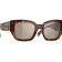 Chanel Dark Brown Tortoise Frame with "CC" / Brown Polarized
Lens Sunglasses