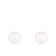 14k White Gold 10-11mm White Freshwater Pearl Stud Earrings
