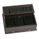 Mele and Co Hampden Men's Glass Top Wooden Dresser Top Valet
