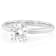 Lab-Grown Diamond Solitaire Ring In 14K White Gold 1.10ct