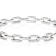 CZ Station Link Bracelet In Sterling Silver
