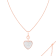 3-3½mm Cultured Freshwater, Mother of Pearl and Cubic Zirconia Rhodium
Over Sterling Silver Pendant
