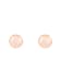 14k White Gold 10-11mm Pink Freshwater Pearl Stud Earrings
