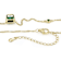 Green Onyx Station Necklace In 18K Gold Over Sterling Silver