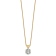 14K Yellow Gold 1.50 ct. 7.5mm Round G H I True Light Moissanite
Solitaire Pendant with Chain