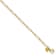 14K Yellow Gold Polished Fancy Link Anklet