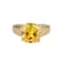 Yellow And White Cubic Zirconia 18k Yellow Gold Over Silver November
Birthstone Ring 7.10ctw