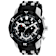Invicta Pro Diver 50mm Black Dial Silicone, Stainless Steel Band Quartz Watch