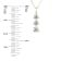 0.75ctw Diamond 3 Stone Pendant 14k Yellow Gold