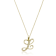 10K Yellow Gold Script White Diamond Initial Letter L Pendant With
Chain, 0.03ctw