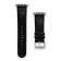 Gametime NHL New York Islanders Black Leather Apple Watch Band (42/44mm
S/M). Watch not included.