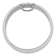 Rhodium Over Sterling Silver 20mm Fancy Hinged Bangle Bracelet
