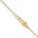 14k Yellow Gold 0.65mm Diamond-Cut Solid Round Open Link Cable 18 Inch Chain