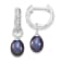 Rhodium Over Sterling Silver 7-8mm White/Black FWC Pearl Cubic Zirconia
Changeable Earring