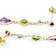 Multi Gem 14k Yellow Gold Dangle Earrings 2.99ctw