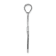 Rhodium Over 14k White Gold Polished Passion Cross Pendant