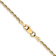 14k Yellow Gold 1.85mm Solid Diamond-Cut Quadruple Rope 14 Inch Chain