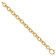 14k Yellow Gold 11mm Polished Fancy Oval Link Bracelet