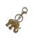 Gold Tone Blue Evil Eye Elephant